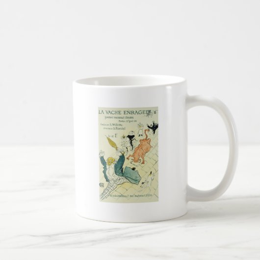 Toulouse-Lautrec La Vache Enragee Kaffeetasse (Rechts)