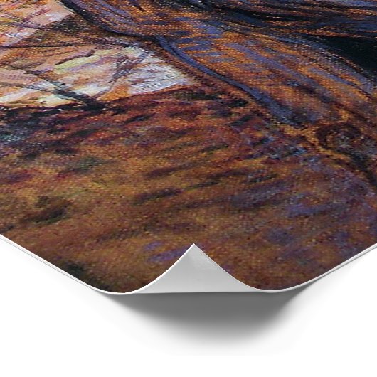 Toulouse-Lautrec - Madame Suzanne Valadon Poster (Ecke)