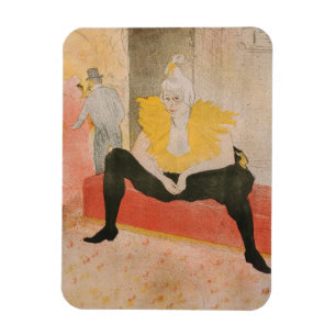 Toulouse-Lautrec - Mademoiselle Cha-u-kao sitzend Magnet