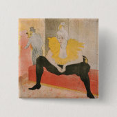 Toulouse-Lautrec - Mademoiselle Cha-u-kao Sitzplat Button (Vorderseite)