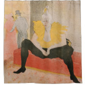 Toulouse-Lautrec - Mademoiselle Cha-u-kao Sitzplat Duschvorhang (Vorderseite)
