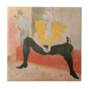 Toulouse-Lautrec - Mademoiselle Cha-u-kao Sitzplat Fliese