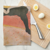 Toulouse-Lautrec - Mademoiselle Cha-u-kao Sitzplat Geschirrtuch (Viertel Falte)