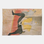 Toulouse-Lautrec - Mademoiselle Cha-u-kao Sitzplat Geschirrtuch (Horizontal)