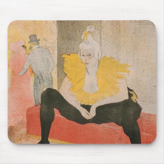 Toulouse-Lautrec - Mademoiselle Cha-u-kao Sitzplat Mousepad (Vorne)