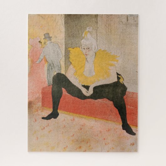 Toulouse-Lautrec - Mademoiselle Cha-u-kao Sitzplat Puzzle (Vertikal)