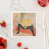 Toulouse-Lautrec - Mademoiselle Cha-u-kao Sitzplat Serviette (Beispiel)