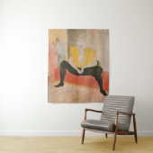 Toulouse-Lautrec - Mademoiselle Cha-u-kao Sitzplat Wandteppich (Beispiel)