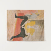 Toulouse-Lautrec - Mademoiselle Cha-u-kao Sitzplat Wandteppich (Vorderseite (Horizontal))