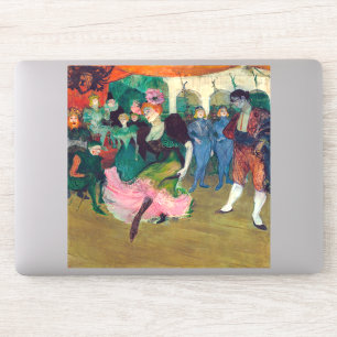 Toulouse-Lautrec - Marcelle Lender, Dancing Bolero Aufkleber