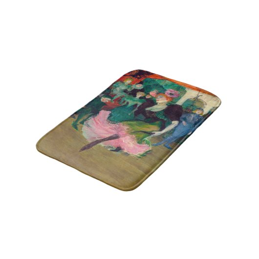 Toulouse-Lautrec - Marcelle Lender, Dancing Bolero Badematte (Schrägansicht)