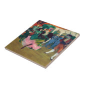 Toulouse-Lautrec - Marcelle Lender, Dancing Bolero Fliese (Seite)