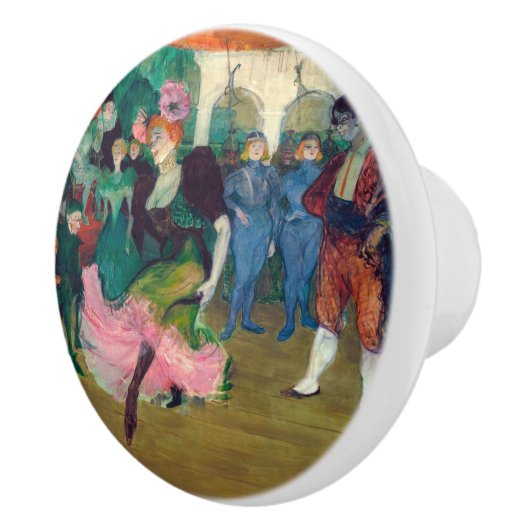 Toulouse-Lautrec - Marcelle Lender, Dancing Bolero Keramikknauf (Rechts)