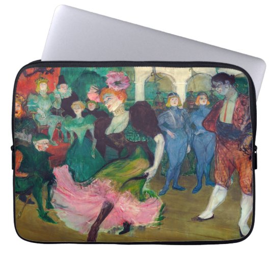 Toulouse-Lautrec - Marcelle Lender, Dancing Bolero Laptopschutzhülle (Vorderseite)
