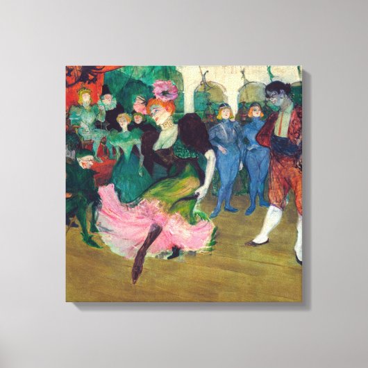 Toulouse-Lautrec - Marcelle Lender, Dancing Bolero Leinwanddruck (Vorderseite)