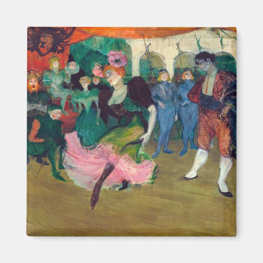 Toulouse-Lautrec - Marcelle Lender, Dancing Bolero Magnet (Vorne)