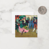 Toulouse-Lautrec - Marcelle Lender, Dancing Bolero Mitteilungskarte (Vorderseite/Rückseite Beispiel)