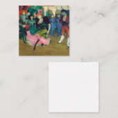 Toulouse-Lautrec - Marcelle Lender, Dancing Bolero Mitteilungskarte (Vorne/Hinten)