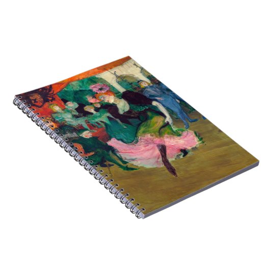 Toulouse-Lautrec - Marcelle Lender, Dancing Bolero Notizblock (Rechte Seite)