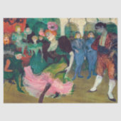 Toulouse-Lautrec - Marcelle Lender, Dancing Bolero Seidenpapier (Vorderseite)