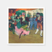 Toulouse-Lautrec - Marcelle Lender, Dancing Bolero Serviette (Vorderseite)