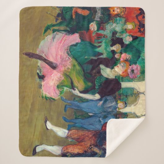 Toulouse-Lautrec - Marcelle Lender, Dancing Bolero Sherpadecke (Vorderseite)