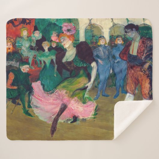 Toulouse-Lautrec - Marcelle Lender, Dancing Bolero Sherpadecke (Vorderseite (Horizontal))