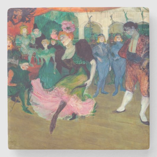 Toulouse-Lautrec - Marcelle Lender, Dancing Bolero Steinuntersetzer (Vorderseite)