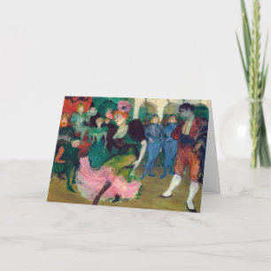Toulouse-Lautrec - Marcelle Lender, Tanzender Bole Karte
