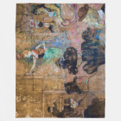 Toulouse-Lautrec - Maurische Tanz / Die Almehe Fleecedecke (Vorderseite)