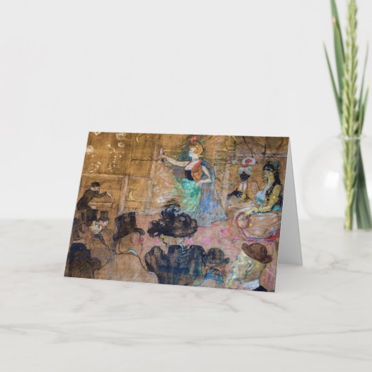 Toulouse-Lautrec - Maurische Tanz / Die Almehe Karte (Vorderseite)