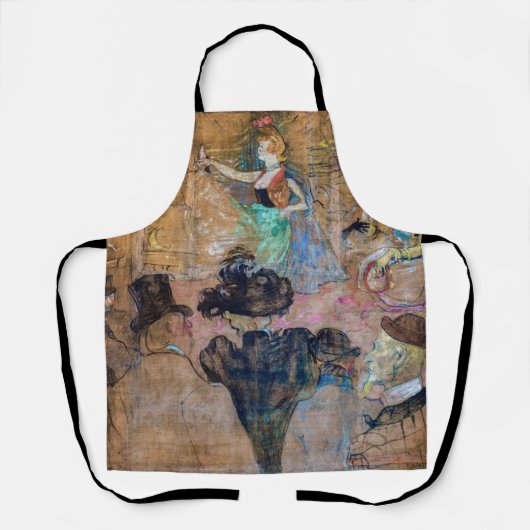 Toulouse-Lautrec - Maurische Tanz / Die Almehe Schürze (Vorderseite)