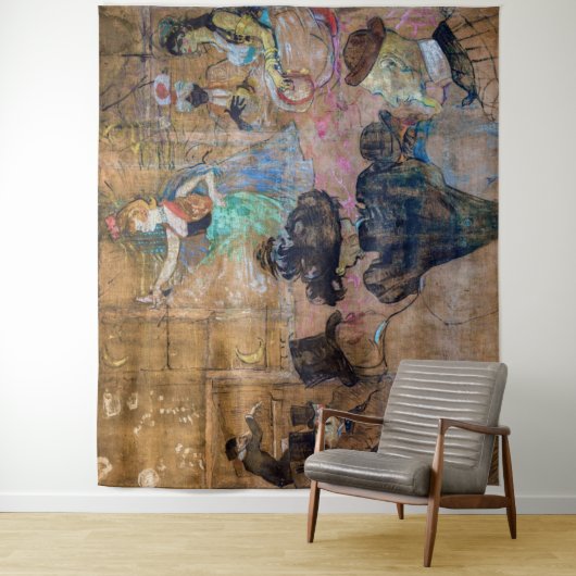 Toulouse-Lautrec - Maurische Tanz / Die Almehe Wandteppich (Beispiel)