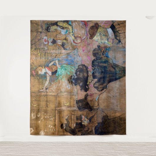 Toulouse-Lautrec - Maurische Tanz / Die Almehe Wandteppich (Vorderseite)