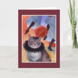 Toulouse-Lautrec Moulin Rouge Cat Karte