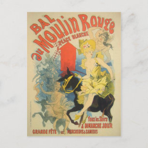 Toulouse Lautrec Plakatkunst Postkarte