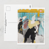 Toulouse-Lautrec Postkarte (Vorne/Hinten)