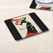 Toulouse-Lautrec Rechteckiger Pappuntersetzer (angewinkelt)