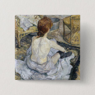 Toulouse-Lautrec - Rousse / La Toilette Button