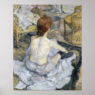 Toulouse-Lautrec - Rousse / La Toilette Poster