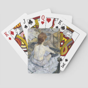 Toulouse-Lautrec - Rousse / La Toilette Spielkarten