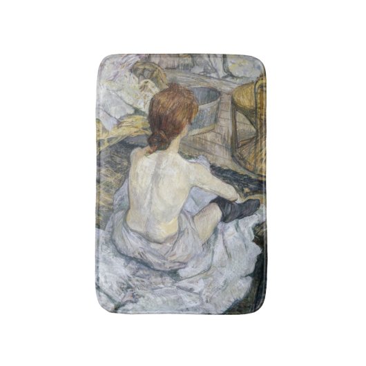 Toulouse-Lautrec - Rousse / Toilette Badematte (Vorderseite Vertikal)
