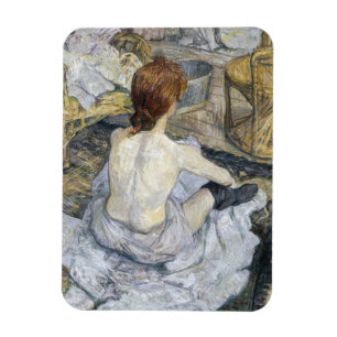 Toulouse-Lautrec - Rousse / Toilette Magnet