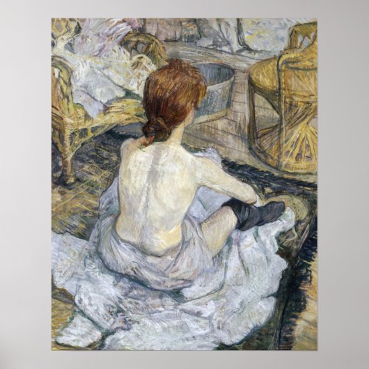 Toulouse-Lautrec - Rousse / Toilette Poster (Vorne)