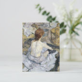 Toulouse-Lautrec - Rousse / Toilette Postkarte (Stehend Vorderseite)
