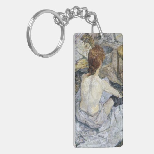 Toulouse-Lautrec - Rousse / Toilette Schlüsselanhänger (Vorderseite links)