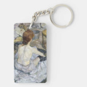 Toulouse-Lautrec - Rousse / Toilette Schlüsselanhänger (Rückseite)
