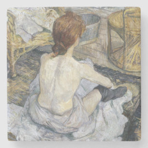 Toulouse-Lautrec - Rousse / Toilette Steinuntersetzer