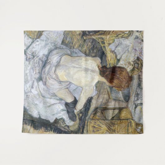 Toulouse-Lautrec - Rousse / Toilette Wandteppich (Vorderseite (Horizontal))