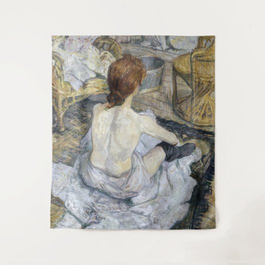 Toulouse-Lautrec - Rousse / Toilette Wandteppich (Vorderseite)